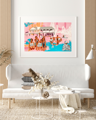"Good Times At Grant Street" Art Print