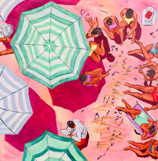 🔴 Shade, No Shade, 2023 | Oil Mixed Media