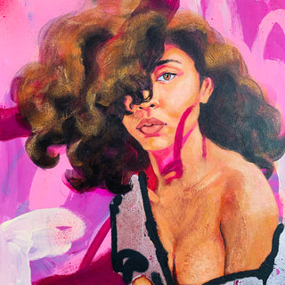 🔴 Emerging | 18x18" | Mixed Media on Canvas