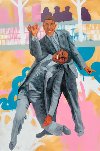 Shenanigans | 24 x 36" | Oil/Mixed Media on Canvas