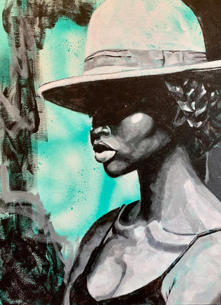 🔴 Visionary | 18x24" | Oil/Mixed Media on Canvas