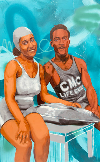 Rescue Me | 30 x 48" | Oil/Mixed Media on Canvas