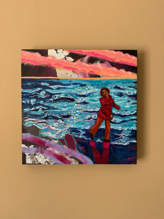 Dancing With The Waves | Oil Painting