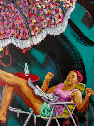 Laid In The Shade | Oil Painting