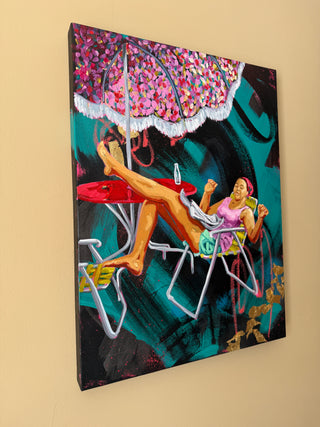 Laid In The Shade | Oil Painting