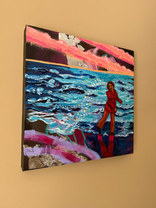 Dancing With The Waves | Oil Painting