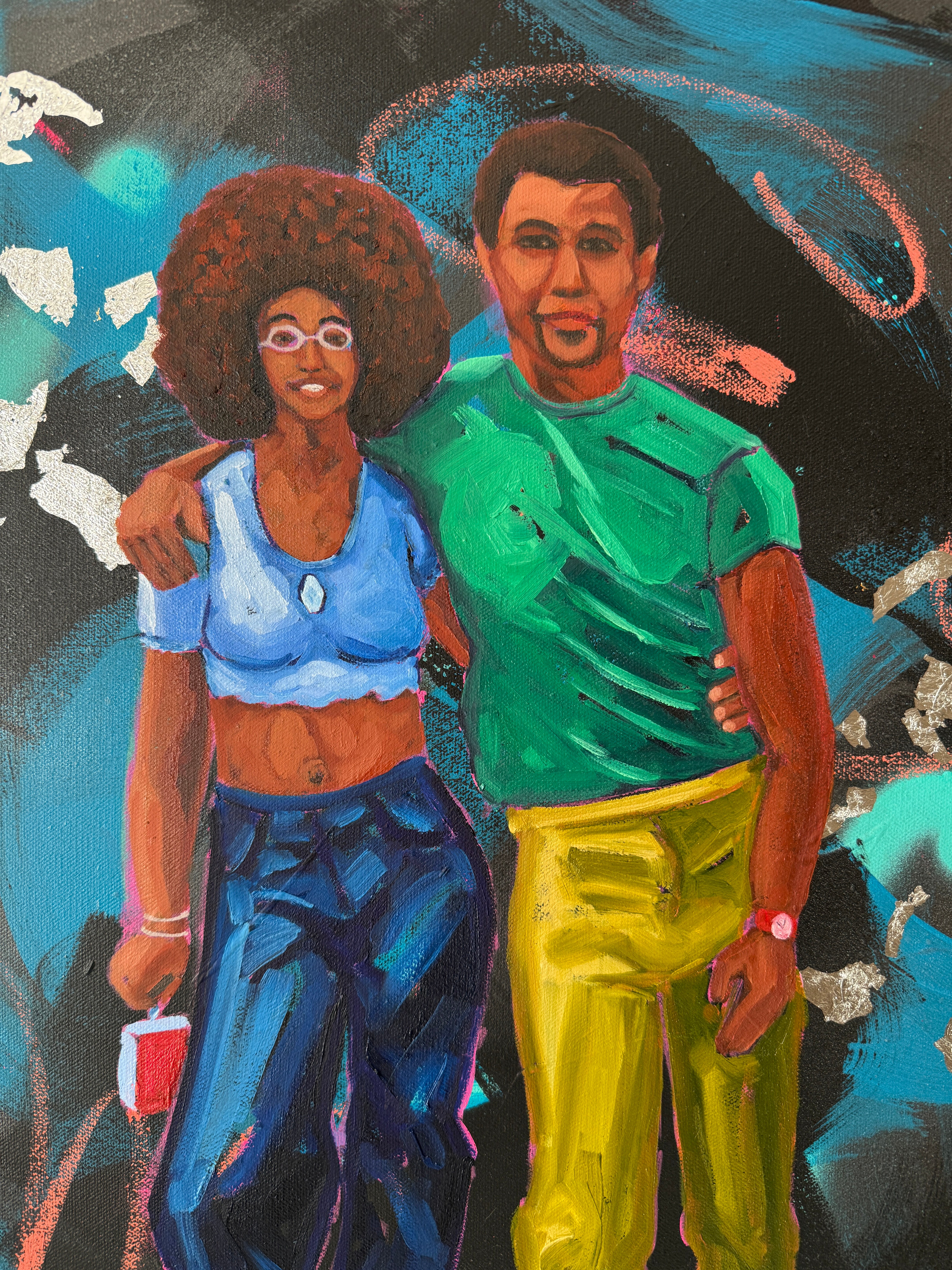 Let's Stay Together | Oil Painting – Chanelle René