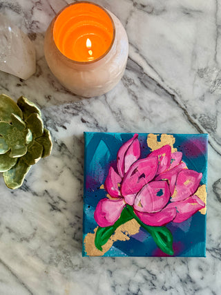 Lotus Bloom No. 5 – Aquamarine