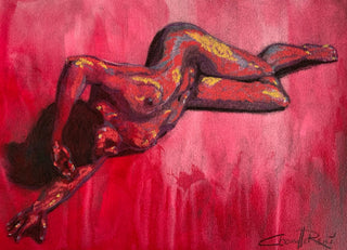 SOLD Fire + Desire Figure Drawing x Drips No.1