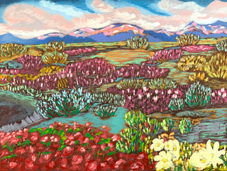 Desert In Bloom | 24x18" | Oil on Canvas
