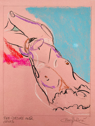 Fire + Desire: Pastel Figure No.12